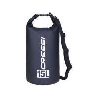 Гермомешок CRESSI с лямкой DRY BAG  черный 15 литров, Cressi в www.aquatavr.ru с гарантией лучшей цены