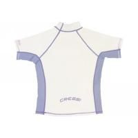Майка лайкра CRESSI RASH GUARD жен. короткий рукав белая
