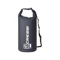 Гермомешок CRESSI с лямкой DRY BAG  черный 20 литров, Cressi в www.aquatavr.ru с гарантией лучшей цены