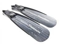 Ласты имерсион для подводной охоты e:grey серые с закрытой пяткой