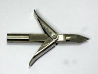 Наконечник с трёхгранный заточкой, 2 флажка, гальванизир.