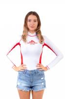 Гидрофутболка лайкр. Scorpena Swim белая женск.