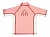 Футболка из лайкры с длиным рукавом CRESSI rash guard детская. розовая, рисунок seahorse