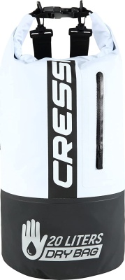 Герморюкзак CRESSI с карманом на молнии Premium BACK PACK, черный/белый, 20 литров, Cressi в www.aquatavr.ru с гарантией качества
