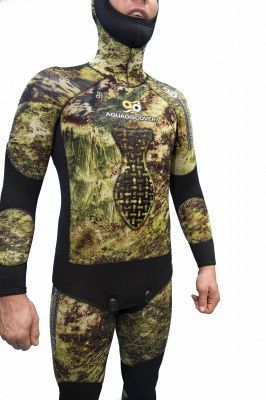 Гидрокостюм для подводной охоты AquaDiscovery ВОЛГА CAMO 3D 9 мм в www.aquatavr.ru с гарантией качества