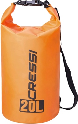 Гермомешок CRESSI с лямкой DRY BAG  оранжевый 20  литров, Cressi в www.aquatavr.ru с гарантией качества