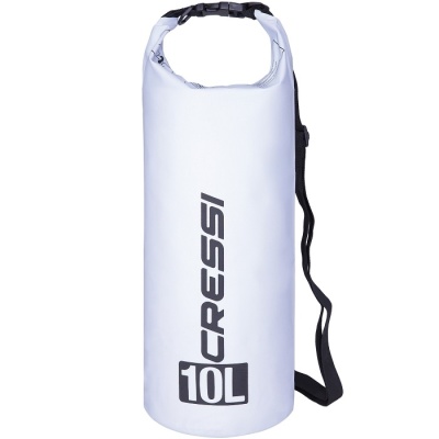 Гермомешок CRESSI с лямкой DRY BAG  белый 10 литров, Cressi в www.aquatavr.ru с гарантией качества