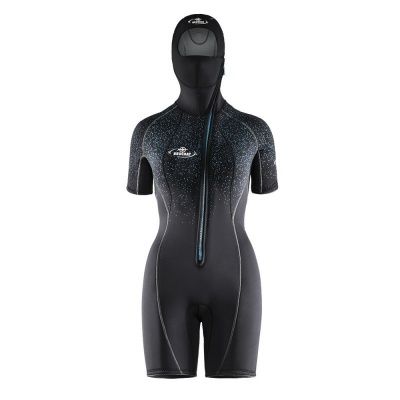 Гидрокостюм BEUCHAT Focea Comfort 5 Lady Shorty, со шлемом, 5 мм