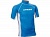 Футболка из лайкры с коротким рукавом RASH GUARD детская. синяя, (128)