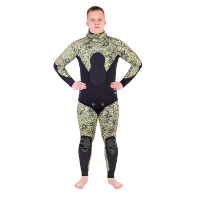 Гидрокостюм Scorpena C3 - 5 мм GREEN Camo в www.aquatavr.ru с гарантией качества