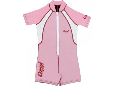 Гидрокостюм детский CRESSI baby shorty, 2 мм, розовый, для девочек