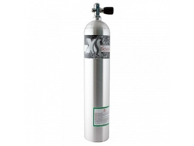 Баллон xs scuba 6л, алюминий (комплект) полированный металл