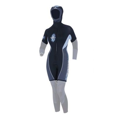 Гидрокостюм BEUCHAT Focea Sport Lady Shorty со шлемом,, 5 мм