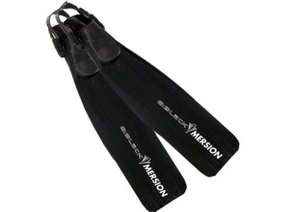 Ласты IMERSION для подводной охоты черные с открытой пяткой xlarge в www.aquatavr.ru с гарантией качества