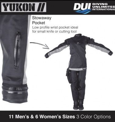 Сухой гидрокостюм YUKON II DUI