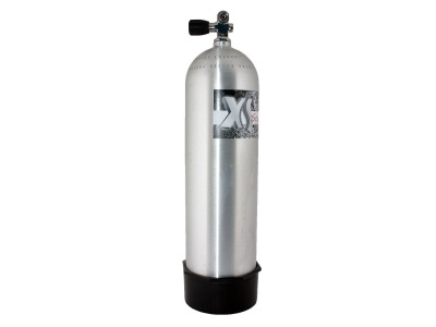 Баллон xs scuba 12л, алюминий (комплект) пол. мет.