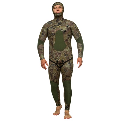 Гидрокостюм Marlin Camoskin Pro Green 7 мм в www.aquatavr.ru с гарантией качества