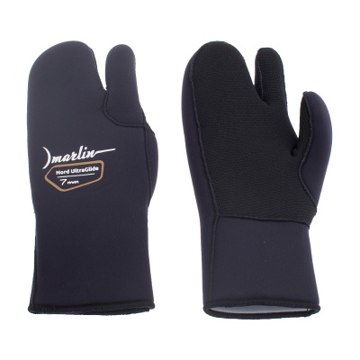 Перчатки трехпалые Marlin Nord Ultraglide Black 7 мм в www.aquatavr.ru с гарантией качества