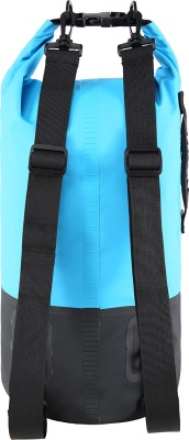 Герморюкзак CRESSI с карманом на молнии Premium BACK PACK, черный/светло-голубой, 20 литров, Cressi в www.aquatavr.ru с гарантией качества