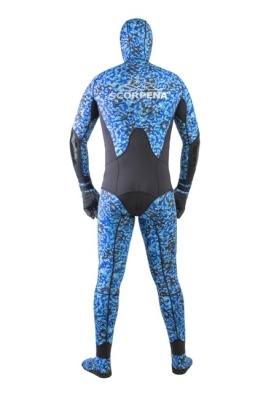 Гидрокостюм Scorpena C3 - 3 мм BLUE Camo в www.aquatavr.ru с гарантией качества