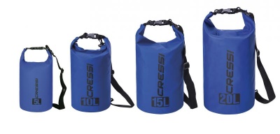 Гермомешок CRESSI с лямкой DRY BAG  синий 20 литров, Cressi в www.aquatavr.ru с гарантией качества
