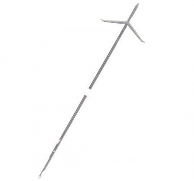 Гaрпун Tahitian Stainles steel, 2 флaжкa, ø 7.00 мм. в www.aquatavr.ru с гарантией качества
