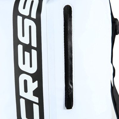 Герморюкзак CRESSI с карманом на молнии Premium BACK PACK, черный/белый, 20 литров, Cressi в www.aquatavr.ru с гарантией качества