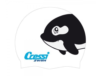 Шапочка CRESSI cap jr детская силиконовая, цвета в ассортименте с картинками