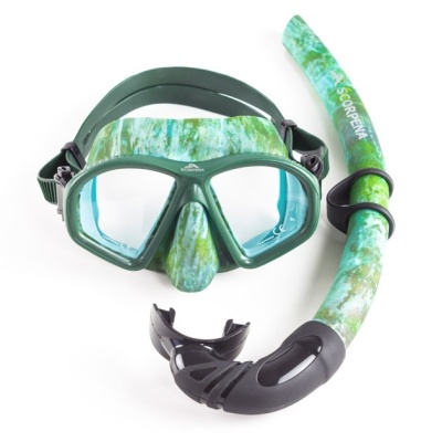 Трубка Scorpena M2 зелён.Camo в www.aquatavr.ru с гарантией качества
